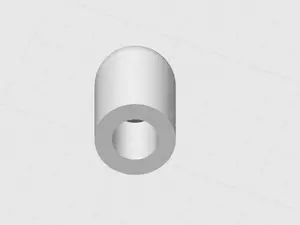 Simple Domed 17mm Thread Protectors