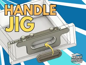 Maniglie incassate per mobili + dima fresatrice