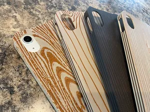 iPad 10/11 A16 Case Textured Wood Grain 4 Designs