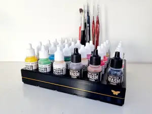 Gridfinity Paint Station Aesthetic Black&Gold
