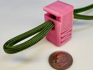 Cord Stop / Lock - Print in Place - 3D Spring