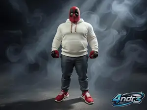 Strong Fat Deadpool Multicolor