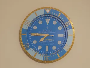 Rolex Deepsea Wall Clock-252/330mm Con Vetro