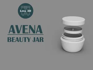 Avena – Beauty Jar with Screw Cap