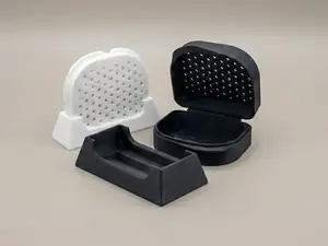 Retainer Mouthgard Case & Stand (Print in Place)