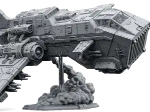 Imperial Heavy Gunship-Thunder-Striker Battlecraft