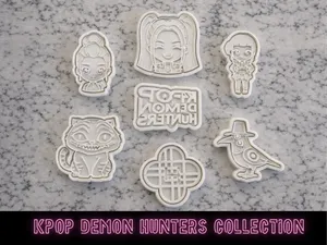 KPop Demon Hunters Cookie Cutter Set Collection