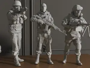 站姿兵人