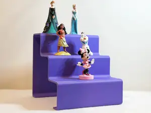 Small three tier display shelf