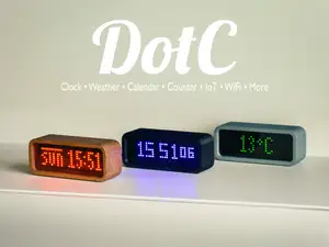 DotC - Dot Matrix Enclosure Clock with ESP32