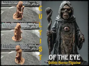 Cultist of the Eye – Gothic Horror Figurine