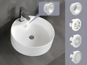 面盆 洗手台溢水口孔盖