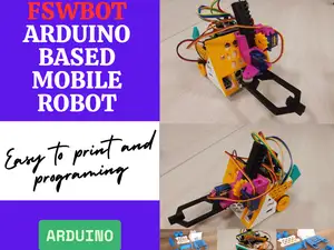 FSWbot Arduino robot with claws and sensors