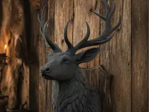 Rustic wall decoration – deer head