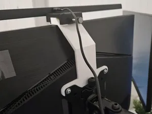 Light bar monitor mount