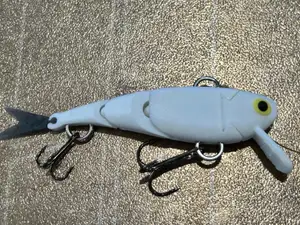 Slim fish tail TPU or silicone Lure Fishing