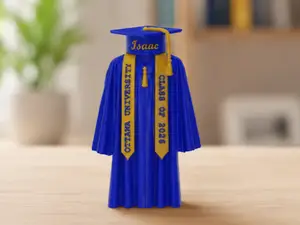 Customizable Graduation Cap & Gown Hang or Shelf!