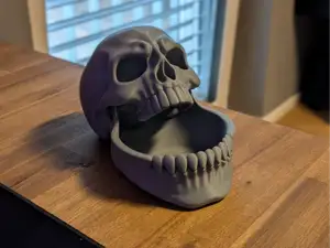 Halloween Skull Candy Bowl | Open Jaw Dish