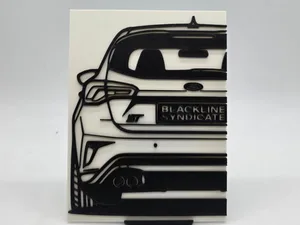 2D Wall Art Ford Focus MK4 ST