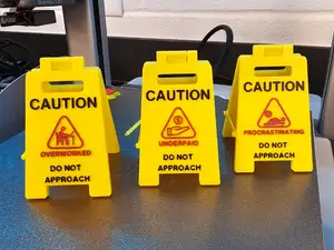 Employee Caution Signs (Wet Floor) V2
