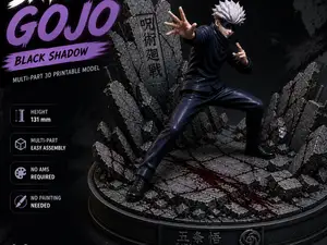 Satoru Gojo Diorama (Multi-Part, No AMS Required)