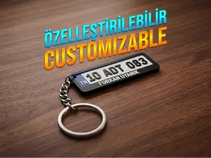 Plaka Anahtarlık - Turkish License Plate Keychain