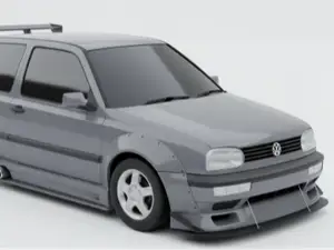 Modell auto car vw golf 3 tuning