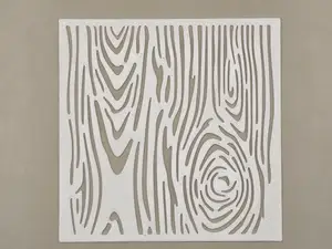 Wood Grain Stencil Template Craft