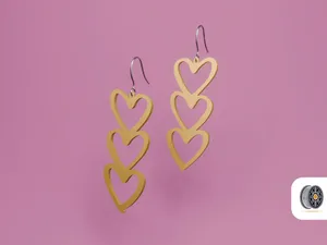 Drops of love | A valentine's day earring gift