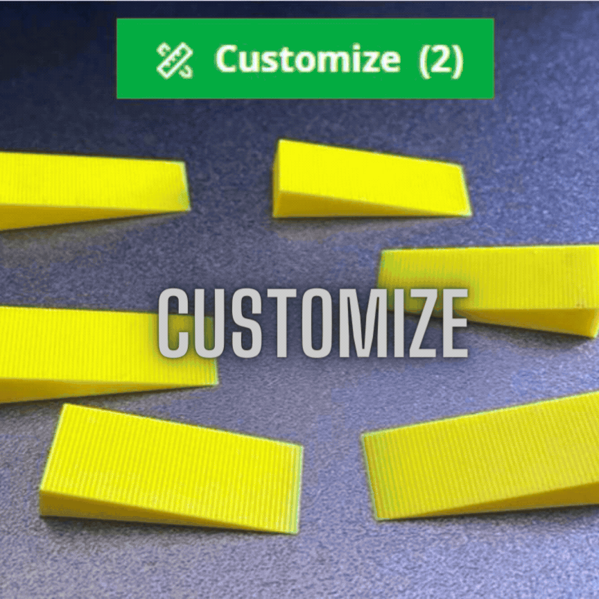 Parametric Leveling Wedges | doorstop | dartboard