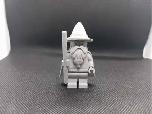 Gandalf LotR Lord of the Rings Figure Fanart LEGOS