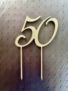 Cake topper "50"