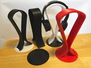 Hairpin Headphone Stand with optional foot
