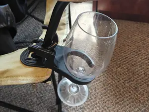 Stemmed Wine Glass holder for Camping Chair