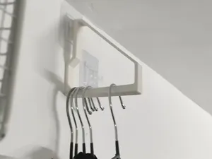 子母扣衣架挂架
