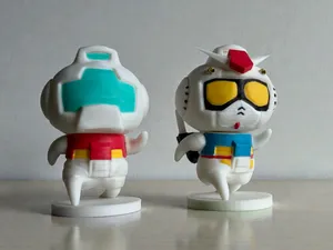 Cute Funny Gundam RX 78-2 and GM