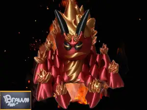 Flaming Octo-Demon