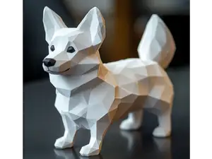 Corgi Low Poly