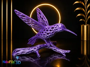 Colibri voronoi design nature