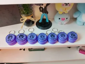 BTS Fidget Clicker Keychain - All Members