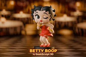 Betty Boop Figurine – Vintage Cartoon Collectible