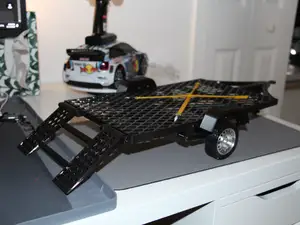 1/14 Scale RC Flatbed Trailer with Ramps