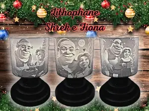 Lito Tea Light Shrek e Fiona