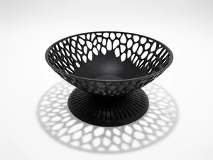 Organic Fruit Bowl with Stand - Multiple Sizes