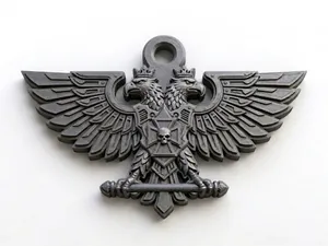 Grim Dark Doppeladler Schlüsselanhänger