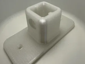 Wand- & Bodenhalterung für 40x40 Aluprofil