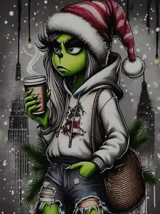 Grunge Girl Grinch-ie