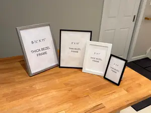 4x6, 5x7, 8x10 & 8-1/2x11 Frames