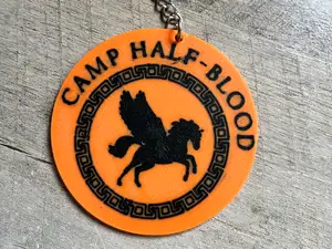Percy Jackson Camp Half-Blood Keychain / Coaster
