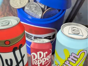 Pepsi Soda Can Piggy Bank - Plus other Styles